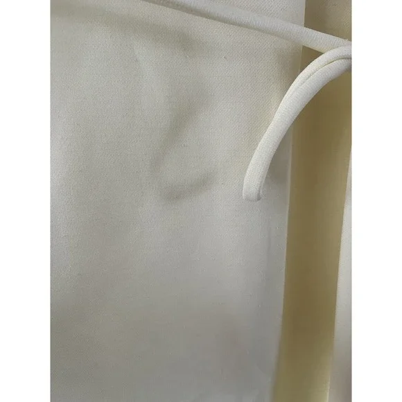 Vintage 1960s-1970s Pale Yellow Short Sleeve Knit Dress Size Medium - Picture 6 of 9